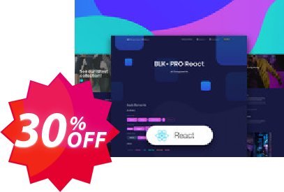 BLK Design System PRO React Coupon code 30% discount 