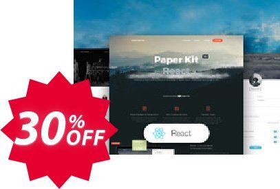 Paper Kit PRO React Coupon code 30% discount 