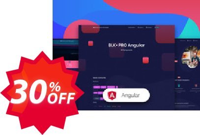 BLK Design System PRO Angular Coupon code 30% discount 