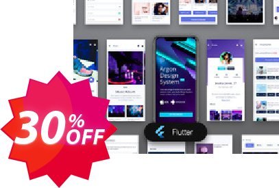 Argon PRO Flutter Coupon code 30% discount 