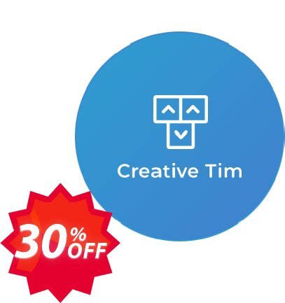 Creative Tim Vue.js Stack Black Friday Coupon code 30% discount 