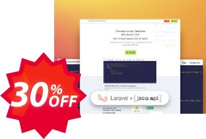 Headless CMS with Laravel JSON:API Coupon code 30% discount 