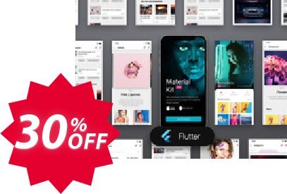 Material Kit PRO Flutter Coupon code 30% discount 