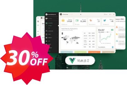 Vue Paper Dashboard PRO Coupon code 30% discount 