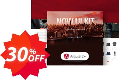 Now UI Kit PRO Angular Coupon code 30% discount 