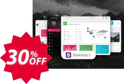 Material Dashboard Pro BS3 Coupon code 30% discount 