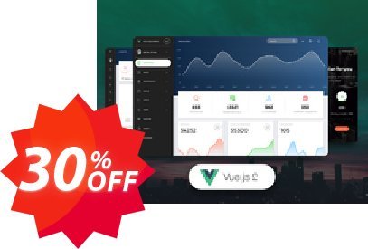 Vue Now UI Dashboard PRO Coupon code 30% discount 