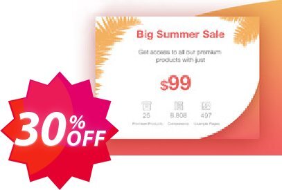 Big Bundle Summer Sale Coupon code 30% discount 