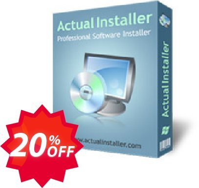 Actual Installer Pro Coupon code 20% discount 