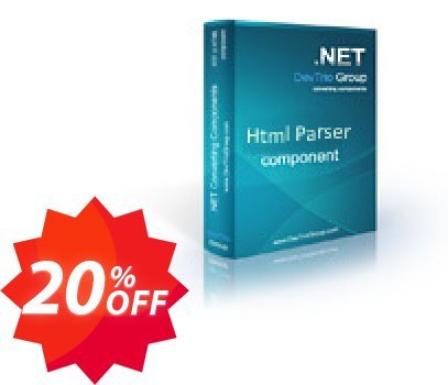 Html Parser .NET - Source Code Plan Coupon code 20% discount 