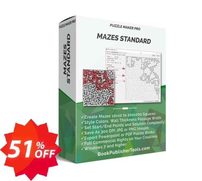 Puzzle Maker Pro - Standard Mazes 2D Coupon code 51% discount 