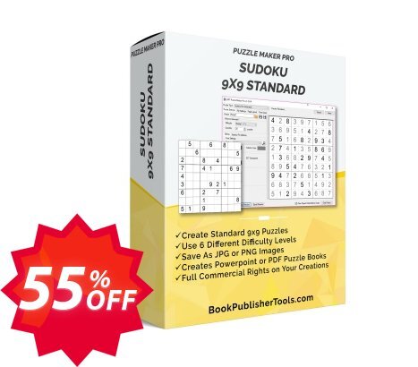 Puzzle Maker Sudoku Coupon code 55% discount 