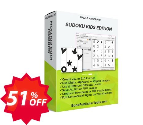 Puzzle Maker Pro - Sudoku Kids Edition Coupon code 51% discount 