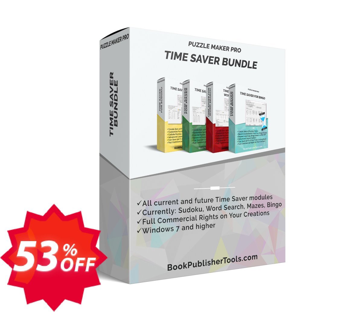 Puzzle Maker Pro - Time Saver Bundle Coupon code 53% discount 