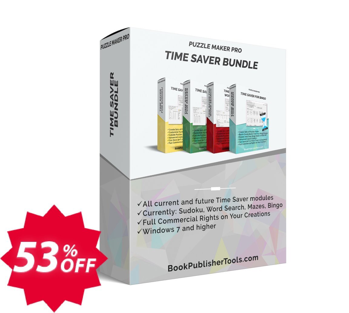 Puzzle Maker Pro - Time Saver Bundle Coupon code 53% discount 