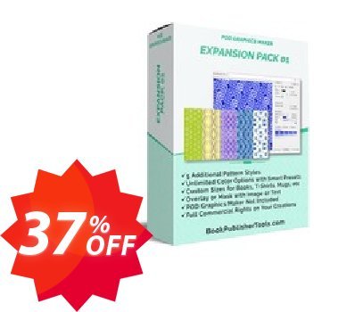 POD Graphics Maker Expansion Pack 01 Coupon code 37% discount 