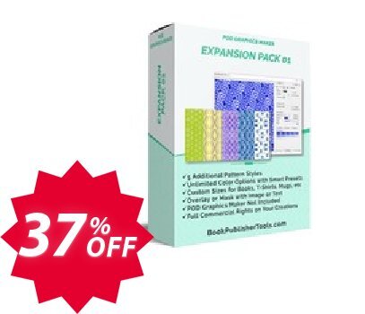 POD Graphics Maker Expansion Pack 01 Coupon code 37% discount 