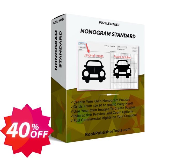 Puzzle Maker - Nonogram Standard Coupon code 40% discount 