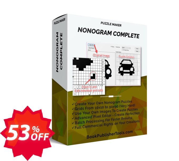 Puzzle Maker - Nonogram Complete Coupon code 53% discount 