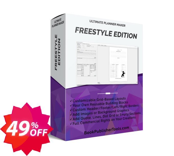 Ultimate Planner Maker - FreeStyle Edition Coupon code 49% discount 
