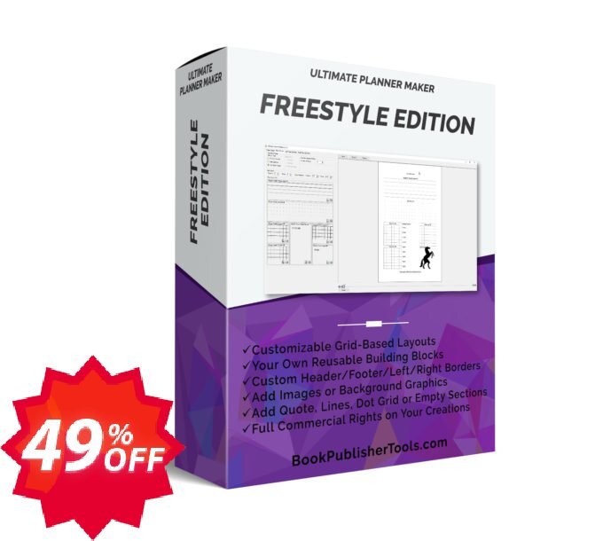 Ultimate Planner Maker - FreeStyle Edition Coupon code 49% discount 