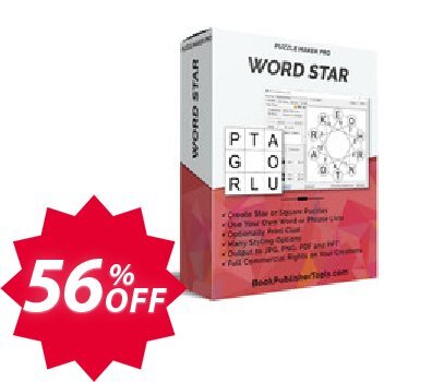 Puzzle Maker Pro - Word Star Coupon code 56% discount 