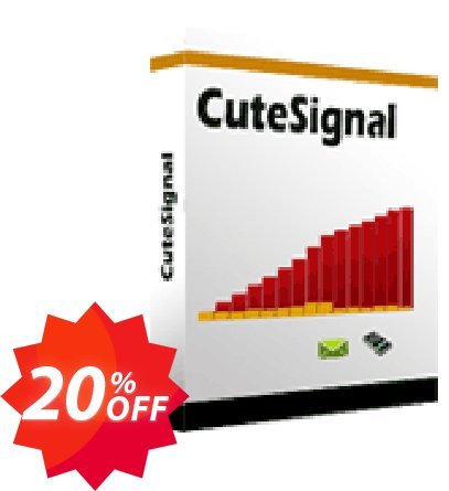 Cutesignal  - Quarterly Subscription Coupon code 20% discount 
