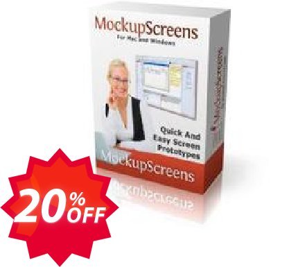 MockupScreens Single User Coupon code 20% discount 