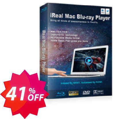 iReal MAC Blu-ray Player Coupon code 41% discount 