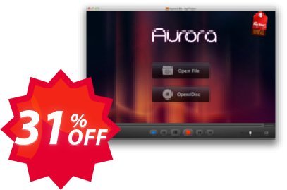 Aurora Blu-ray Player for MAC, Lifetime  Coupon code 31% discount 