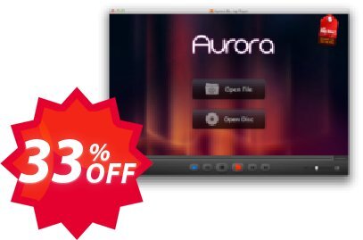 Aurora Blu-ray Media Player, One Year  Coupon code 33% discount 