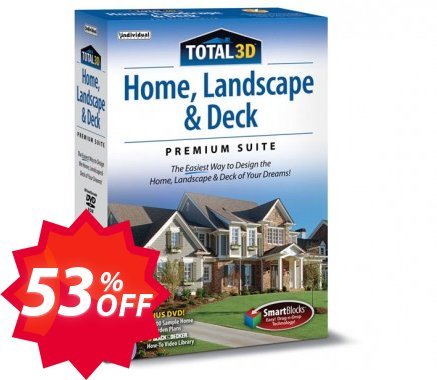 Total 3D Home, Landscape & Deck Premium Suite Coupon code 53% discount 