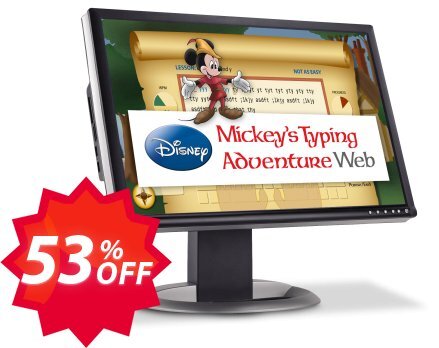 Disney: Mickey's Typing Adventure Web, Annual Subscription  Coupon code 53% discount 