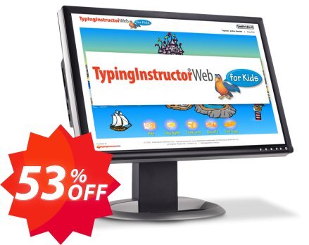 Typing Instructor Web for Kids, Annual Subscription  Coupon code 53% discount 