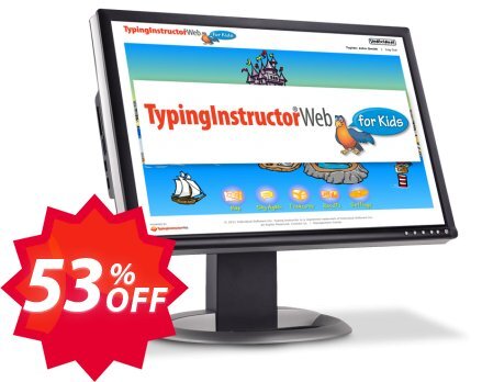 Typing Instructor Web for Kids, Quarterly Subscription  Coupon code 53% discount 