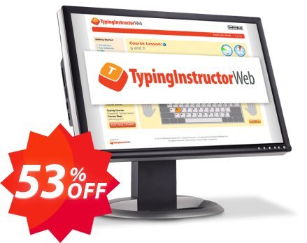 Typing Instructor Web, Annual Subscription  Coupon code 53% discount 