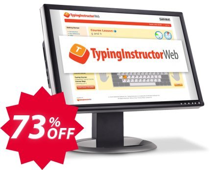 Typing Instructor Web, Quarterly Subscription  Coupon code 73% discount 