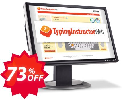 Typing Instructor Web, Quarterly Subscription  Coupon code 73% discount 