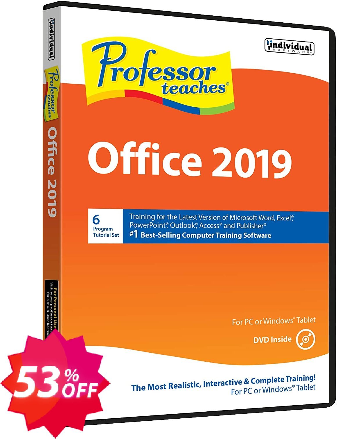 Professor Teaches Office 2019 Tutorial Set Coupon code 53% discount 