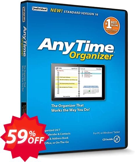 AnyTime Organizer Coupon code 59% discount 