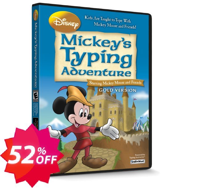 Disney: Mickey's Typing Adventure Gold Coupon code 52% discount 