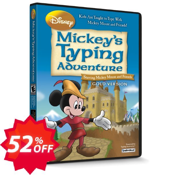 Disney: Mickey's Typing Adventure Gold for MAC Coupon code 52% discount 