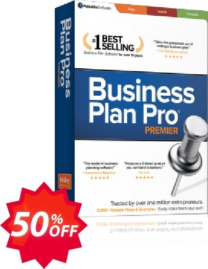 Business Plan Pro Premier Coupon code 50% discount 