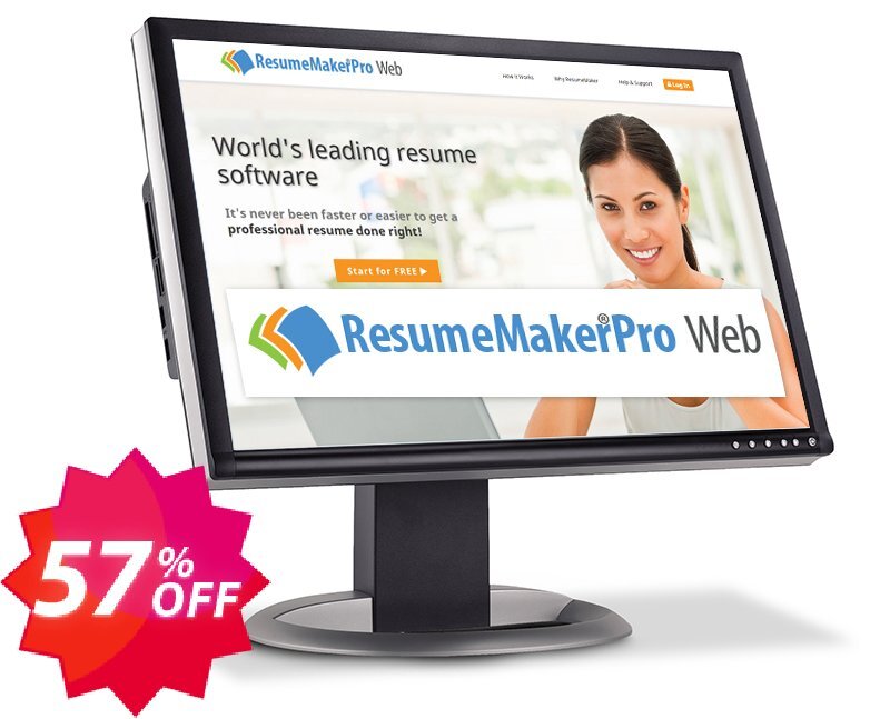 ResumeMaker Professional for Web, Monthly Subscription  Coupon code 57% discount 