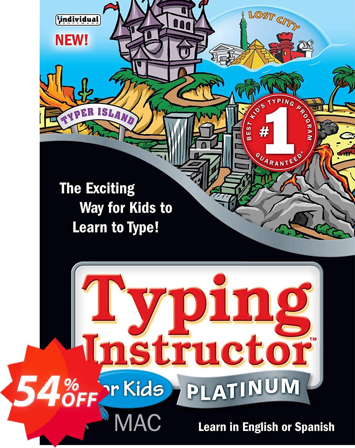 Typing Instructor for Kids Platinum, MAC  Coupon code 54% discount 
