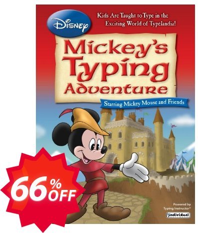 Disney: Mickey's Typing Adventure Coupon code 66% discount 