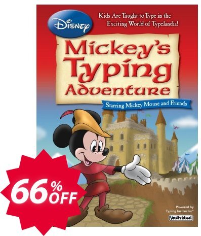 Disney: Mickey's Typing Adventure Coupon code 66% discount 