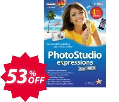 PhotoStudio Expressions Platinum Coupon code 53% discount 