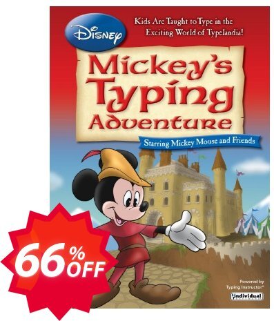 Disney: Mickey's Typing Adventure for MAC Coupon code 66% discount 