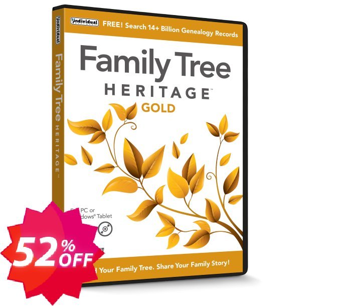 Family Tree Heritage Platinum 9 Coupon code 52% discount 